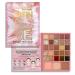 Bellapierre Satin Rose Face & Eye Book Palette | 25 Eyeshadow Shades with Blush Bronzer & Highlighter | Non-Toxic & Paraben Free | Vegan & Cruelty-Free