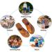 Men's Plus Size Summer Casual Bunion Slippers - Slip-On Flip Flops for Plantar Fasciitis - Outdoor Sandals in Khaki - Buy Online on GoSupps.com