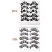 Icycheer Mixed 3D Artificial Eyelashes Natural Long Thick Cross & Fluffy Dramatic Doll Lashes for Cosplay | 5 Pairs - Buy Online on GoSupps.com