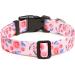 Mercano Adjustable Dog Collar - Soft Nylon Comfort & Durable Design for Small Medium Breeds & Puppies (Medium Rose) - Buy Online on GoSupps.com