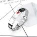 Free Customized Surgical Steel Medical Alert Allergy Bracelet - Adjustable ID Bangle for Emergency Aid | International Shipping Available - Buy Online on GoSupps.com