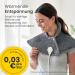 COSI Home Heating Pillows | Automatic Switch-Off | Ultra Soft Flannel | 3 Heat Levels & Remote Control | Ideal for Back Shoulder & Neck Relief | 60x62cm (Gray) - Buy Online on GoSupps.com