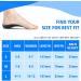 Kelaide Plantar Fasciitis Arch Support Insoles for Men and Women - 3/4 Orthotic Shoe Inserts with Deep Heel Cup - Relieve Foot, Arch, and Heel Spur Pain - Blue Men 9-11 | Women 10-12 - Buy Online on GoSupps.com