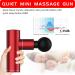 Gifts for Him Men  Aroprank Updated Deep Tissue Massage Gun for Him  Durable Quiet Deep Mini Massage Gun for Men  Anniversary Valentines Day Birthday Gifts for Men Him Husband Birthday  Red - Buy Online on GoSupps.com