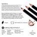 Alima Pure Natural Definition Brow Pencil with Jojoba Oil - Brunette | Mineral Eyebrow Makeup .04 oz - Buy Online on GoSupps.com