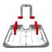 PuttOut Putting Mirror Trainer and Alignment Gate Red/Gray