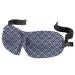 CC Home Furnishings 9.5" Blue and White Atlas Pyramid Unisex Sleep Mask