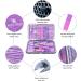 Professional Manicure Set - 16Pcs Stainless Steel Nail Clippers Kit for Women - Purple Pedicure Care Tools - Ideal for Travel or Home Use - Buy Online on GoSupps.com