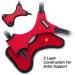 Voyager Adjustable Dog Harness with Reflective Stripes - M Size - Red - No Pull Vest for Walking and Jogging - Buy Online on GoSupps.com