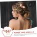 SOESFOUFU hair women's Hair piece tiara Metal Miss hair accessories girl With diamond romantic hair comb clip rhinestone clips for hair rhinestones hairpin comb bride - Buy Online on GoSupps.com