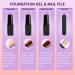 Lavender Violets 13 Pcs Gel Nail Polishes Set 9+3 Nude pink purple Nail Art Design UV LED Soak Off With Base Coat Matte n No Wipe Top Coat Nail File Starter Kit F687 D142 - Buy Online on GoSupps.com