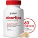 Lysine Capsules for Mouth and Lip Health - Natural Immune Booster with L-Lysine and Vitamin C - Clearlips 60 Capsules - Buy Online on GoSupps.com
