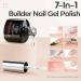 Modelones Builder Nail Gel - 2 Pcs Clear Gel for Nail Strengthening & Thickening 7-In-One LED Nail Polish 10ml | International Shipping Available - Buy Online on GoSupps.com