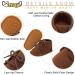 Sonsage Baby Booties Unisex Velvet Soft Anti-Skid Shoes 3-6 Months - Deep Brown - Buy Online on GoSupps.com