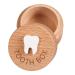 LUTER Tooth Fairy Box  3D Wooden Tooth Box Keepsake Cute Tooth Holder Tooth Storage Box for Boys Girls