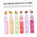 6pcs Moisturizing Fruit Lip Balm & Gloss Set - Hydrating Lip Pomade Lipstick & Liquid Gloss for Smooth Lips - Buy Online on GoSupps.com