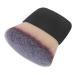 Mini Multifunctional Makeup Brush Portable Soft Hair Powder Blush Beauty Tool for Beginners and Professionals (Black)