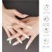DANNI & TONI Silver Soiree Nail Wraps - 28 Semi-Cured Gel Stickers for Salon-Quality Manicure - Buy Online on GoSupps.com
