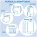 Handy Basix XL Full Coverage Disposable Toilet Seat Covers - 20 Pcs, Waterproof, for Kids, Adults & Potty Training - Curves Design - Buy Online on GoSupps.com