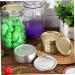 BESTonZON 30Pcs mason jar lids canning jar lid cover sprouting lids caps wide mouth mason jars metal lids fermenting lids jam jar lid glass jars lids tops sealing cap glass bottle Tinplate 7X7X0.2CM Silver - Buy Online on GoSupps.com