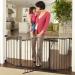 Toddleroo by North States 72 wide Deluxe Dcor Baby Gate: Sturdy safety gate with one hand operation. Hardware Mount. Fits 38.3 - 72 Wide. (30" Tall, Matte Bronze)