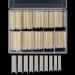 Square C Curve Extra Long Nail Tips Half Cover Natural Acrylic Fake Nail Tips Press On Nail False Nails with Case for Nail Salons and DIY Nail Art 200PCS 10 Sizes (Natural)