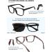 WEMOOTANTS Computer Readers Glasses Blue Light Blocking UV Filter 1.25-4.0 Women Men Square - Set of 4 Pairs - Buy Online on GoSupps.com