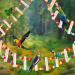 Wooden Bridge Ladder Swing for Birds - 12 Ladders 70x8 cm - Parrot Accessories & Toys - Buy Online on GoSupps.com