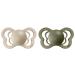 BIBS Couture Baby Pacifier 2-Pack | Made in Denmark | BPA Free | Anatomical Nipple | Natural Rubber Latex | Size 2 (6-18 Months) | Vanilla/Olive - Buy Online on GoSupps.com