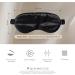 SilkSleek 22 Momme Pure Mulberry Silk Eye Mask for Sleeping | 100% Silk Filled | Super Soft & Comfortable | Blackout Sleep Mask | Travel Essential in Gift Box - Black - Buy Online on GoSupps.com