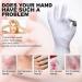 MNOPQ 100% Cotton Moisturizing Gloves 4 Pairs Large | White Overnight Bedtime Gloves for Dry Hands | Eczema Relief | Touch Screen Wristband Included - Buy Online on GoSupps.com