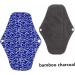 Set of 5 Reusable Menstrual Pads | Washable Cloth Period Towels | Mama Cloth Pads for Mother & Aunt | Eco-Friendly Printed Menstrual Pads - Buy Online on GoSupps.com