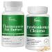 DR VITAMIN SOLUTIONS Thermogenic Fat Burner and Detox Cleanse Bundle - 15 Day Cleanse for Weight Management Gut Health and Bloating Relief - 90 Capsules