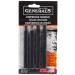 General Pencil 957ABP Compressed Charcoal Sticks 4/Pkg-Black - Soft Assorted 1