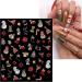 JMEOWIO 6 Sheets 3D Embossed Christmas Nail Art Stickers Decals Self-Adhesive 5D Snowflake Xmas Winter Holiday Cute Colorful Nail Supplies Nail Art Design Decoration Accessories - Buy Online on GoSupps.com