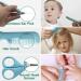 Baby Grooming Kit 25 in 1: Electric Nail Trimmer Set & Healthcare Essentials for Newborns, Infants, Toddlers - Blue Shower Gift Set (0-3 Years+) - Buy Online on GoSupps.com
