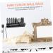 DRESSOOS Curling Iron Rack Blow Dryer Stand Hair Curler Wall Holder Hair Curler Rack Black Stainless Steel - Buy Online on GoSupps.com