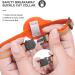 Kolacen Reflecting AirTag Catushage - Adjustable Cat Neck Band with Shell & Bell for Puppies Kittens (Orange) | Safe & Stylish Pet Tracker - Buy Online on GoSupps.com