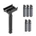 Fac n Vintage Long Handle Double Edge Safety Razor + 50 Platinum Japanese Stainless Steel Blades - Butterfly Open Shaving Razor for Smooth Wet Shaving - 200+ Shaves - Buy Online on GoSupps.com