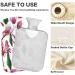 NAANLE Japanese Cherry Blossom Transparent Hot Water Bottle - 2L Large Perfect for Menstrual Cramps Relief & Heat Therapy - Buy Online on GoSupps.com