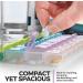 2 Pack Large Pill Organizer with Daily 4-Times-A-Day Compartments - BPA-Free & Portable Pill Box Case - Buy Online on GoSupps.com