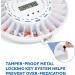 Med-E-Lert Medication Dispenser with Automatic Lock Box - 28 Sealed Pill Compartments (Clear Lid) - Buy Online on GoSupps.com
