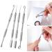 Cuticle Pusher Double-Headed Cuticle Pusher Stainless Steel Polishs Remover Manicures Tool For Fingernails Toenails - Buy Online on GoSupps.com