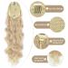 Hair Extensions 26" Long Curly Wavy Drawstring Hair Clip Natural Ponytail Extension Synthetic Hair Extensions Female Wig Hair Bun Hair Pieces For Women (Color : Black Size : 26inches) 26inches Black - Buy Online on GoSupps.com