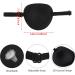 2 Pack Adjustable Eye Patches for Amblyopia - Medical Eyepatch for Adults & Kids (Black & Gray) | International Shipping Available - Buy Online on GoSupps.com