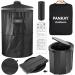 PANKAY Portable Toilet with Pop Up Privacy Tent - 2 in 1 Camping Toilet for Adults | Portable, Washable, and Lightweight | Easy Set Up and Foldable with Carry Bag - Buy Online on GoSupps.com