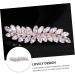 minkissy 1pc Half up Hair Clip Girl Zircon Hairpin Leaf Hair Barrettes Hair Comb Decorative Hair Pins Bridal Flower Comb Flower Hair Decor Stylish Hairpin Flowers Rhinestones Bride - Buy Online on GoSupps.com