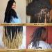 8 Inch 30 Strands 0.2cm Loc Extensions | Handmade Natural Black Human Hair Dreadlocks for Black Women/Men | Dye & Bleach Safe - Buy Online on GoSupps.com
