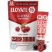 Elovate 15 Slimpaks Glucose Powder - Fast Acting Glucose Powder Packets - Alternative to Gels & Tablets- FSA/HSA Eligible - Natural Flavor Dextrose Powder Stick (Black Cherry Pack of 12)