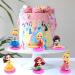 6pc Cake Topper for Princess Princess Birthday Party Decoration Supplies Kids Birthday Party Cake Decoration pvc - Buy Online on GoSupps.com